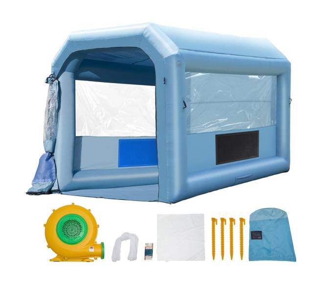 Pripučiama dažymo kamera, 4 m x 3 m8