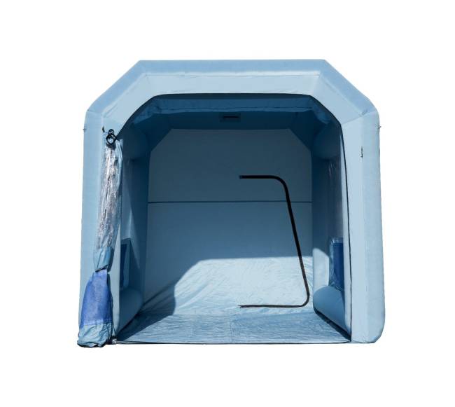 Pripučiama dažymo kamera, 4 m x 3 m10