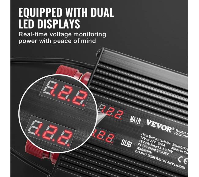 Išmanusis dvigubas akumuliatoriaus izoliatorius2