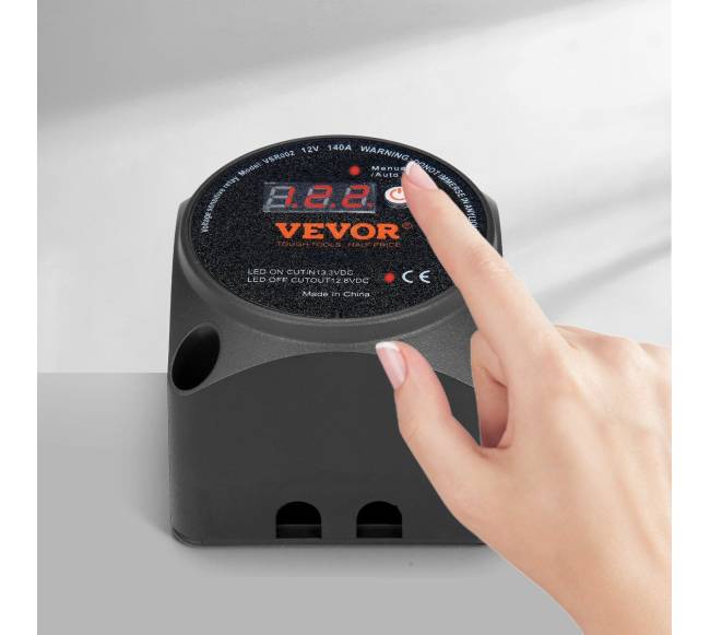 Dualus akumuliatorių relės rinkinys 12V 140A7