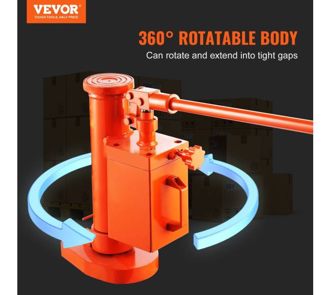 Hidraulinis mašinų domkratas su 360 sukimusi1