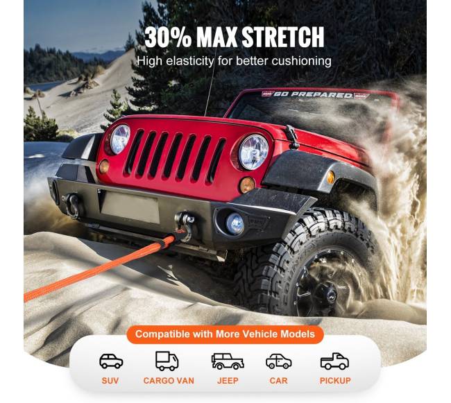 Kinetinė traukimo virvė, 22 mm ir 6.1 m3