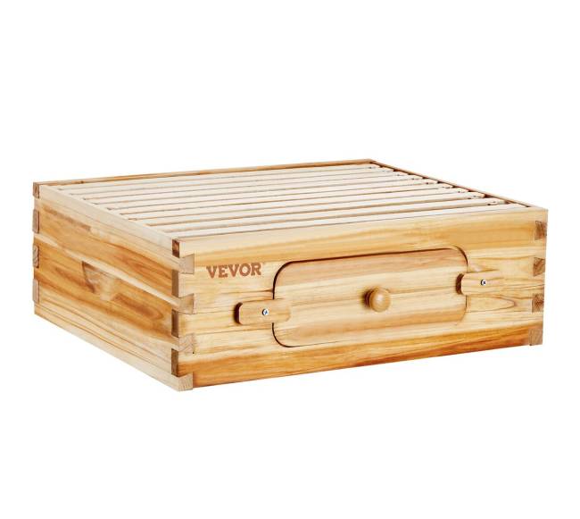 Vidutinė Langstrotho avilys su akriliniais langais8