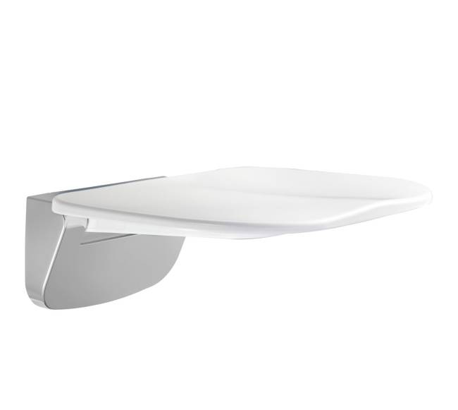 Sulenkiama dušo sėdynė 34.5cm x 32.5cm sieninė10