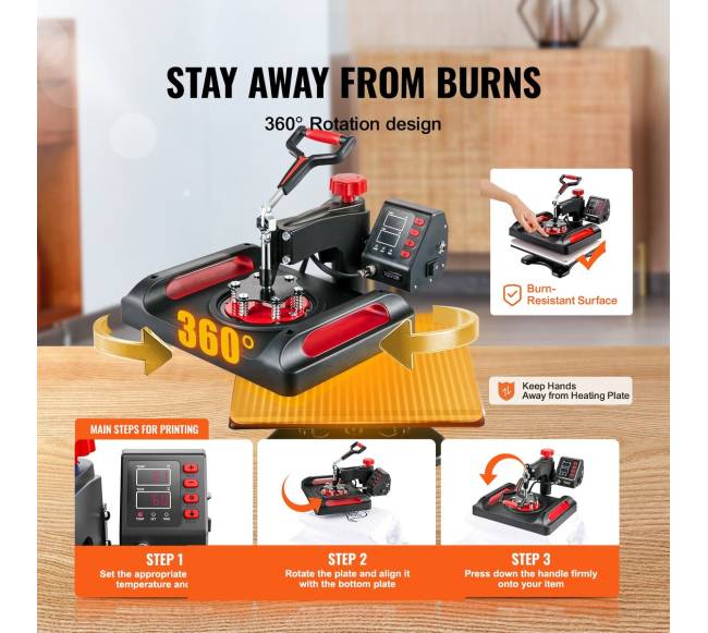 Šilumos presas 28 x 38 cm, 11 viename rinkinys5