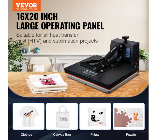 Šilumos presas sublimacijai ir marškinėliams1