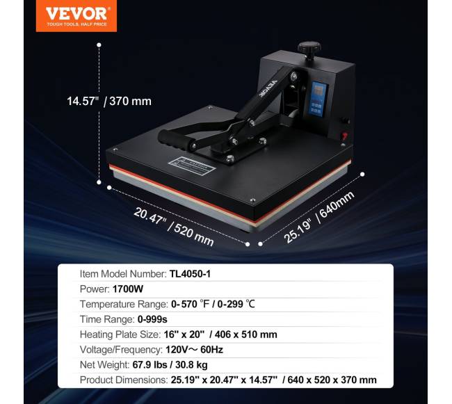 Šilumos presas sublimacijai ir marškinėliams6