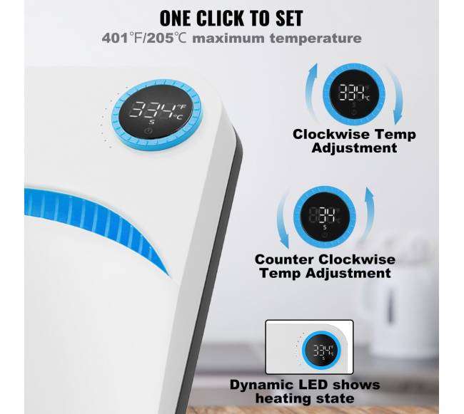 Šiluminis presas 9 x 9 colių sublimaciniams marškinėliams3