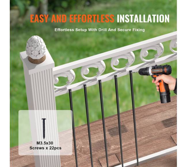 Metaliniai laiptų balustradai 11 vnt.4