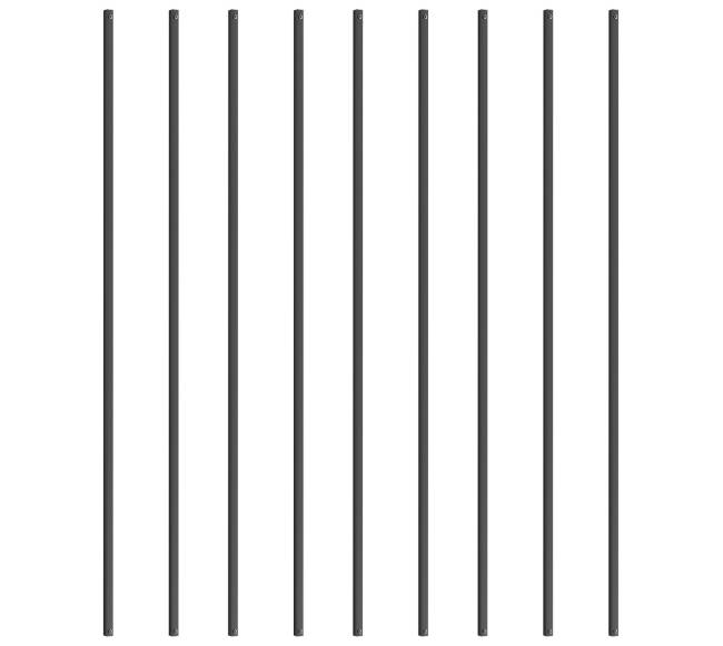 Metaliniai laiptų balustradai 11 vnt.10