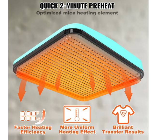 Nešiojama šilumos presė sublimaciniams marškinėliams4