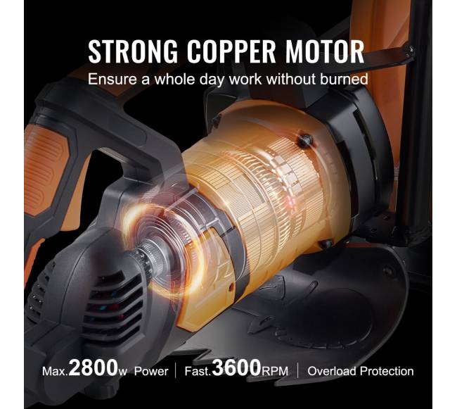 16 colių elektrinis betono pjūklas su vandens siurbliu3