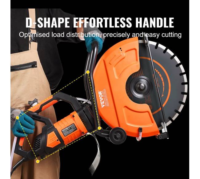 16 colių elektrinis betono pjūklas su vandens siurbliu5