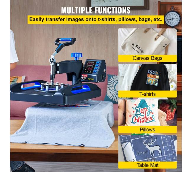 15x15 cm tekstilės sublimacinė presavimo mašina6