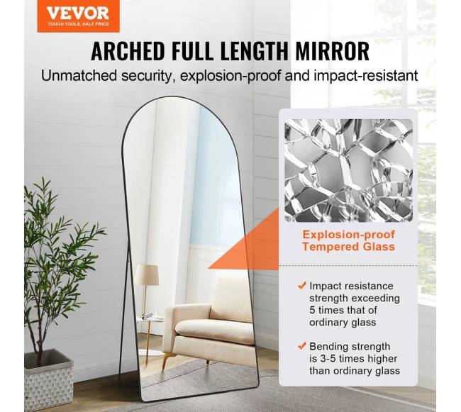 Lenktas pilno ilgio veidrodis 180 x 81 cm1