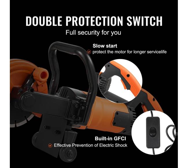 Elektrinis betono pjūklas su vandens pompa ir geležte4