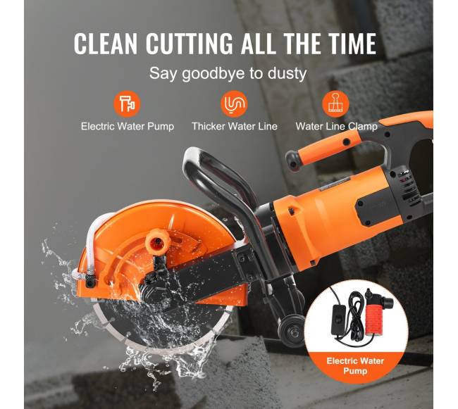 9 colių elektrinė betono pjovimo mašina2