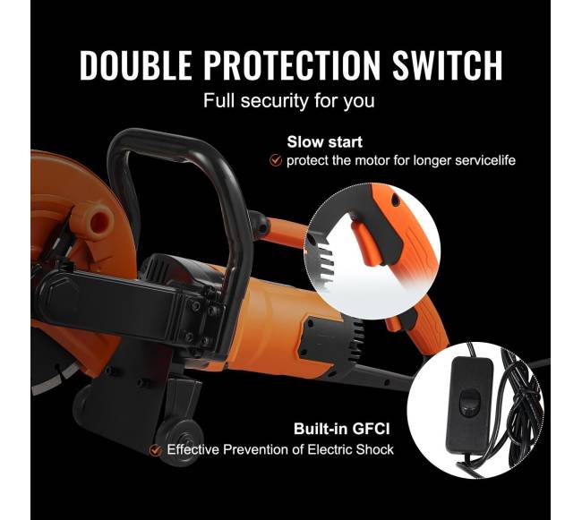 9 colių elektrinė betono pjovimo mašina4