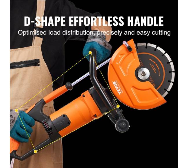 9 colių elektrinė betono pjovimo mašina5