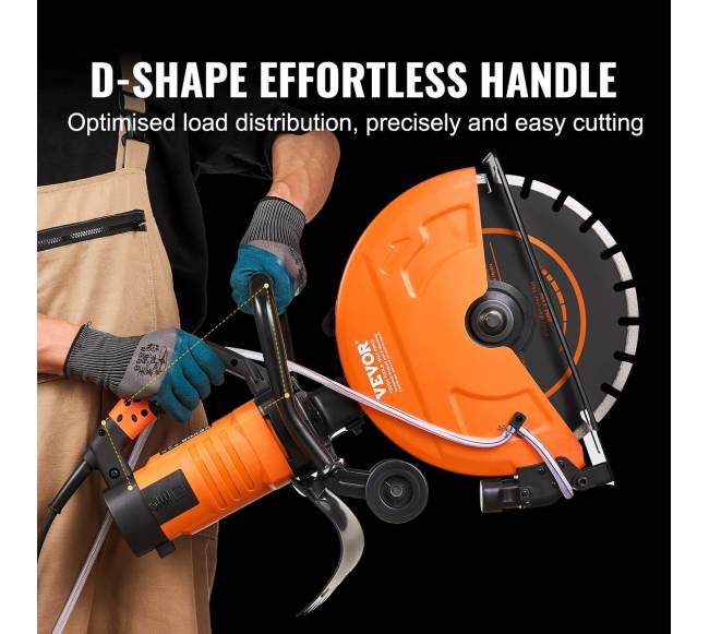 14 colių elektrinis betono pjūklas su vandens pompa5