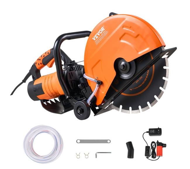 14 colių elektrinis betono pjūklas su vandens pompa8