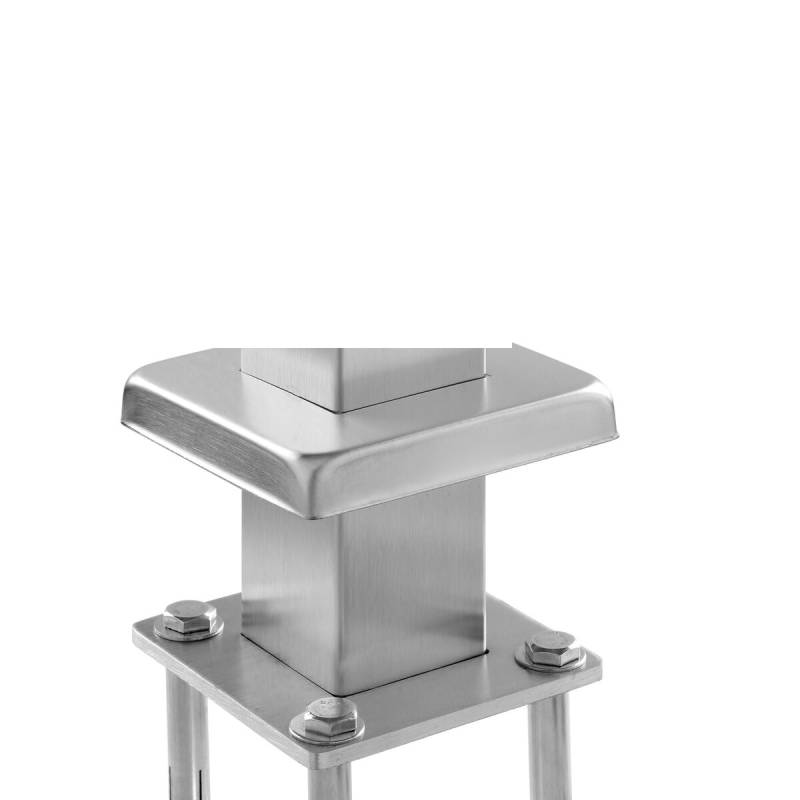 Turėklų stulpas su kampu 300