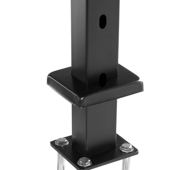 juodas kabelių turėklų stulpas laiptams9