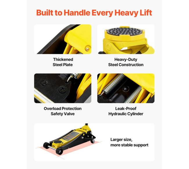 Žemo profilio automobilis domkratas 3 tonų5