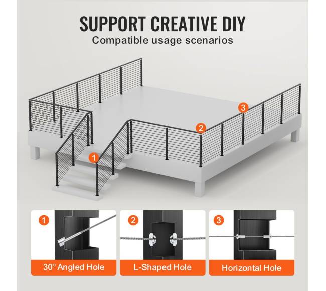 Laiptų turėklų kampinis stulpas 107x2.5x5 cm juodas4