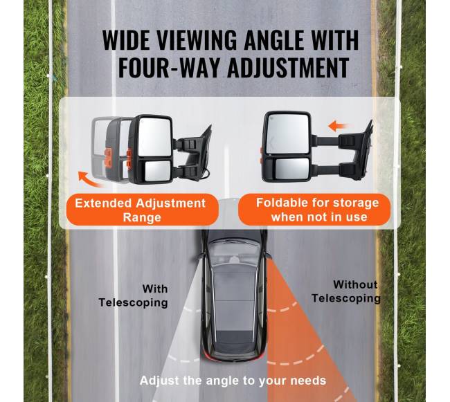 Galiniai veidrodėliai Ford F250-F550 2008-20162