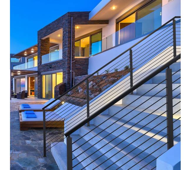 Turėklų stulpas su kabeliu, 30 kampu7