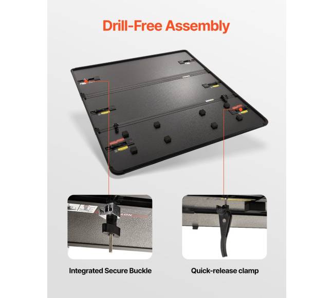 Tri-fold bagažinės dangtis Ford F-250 F-3504