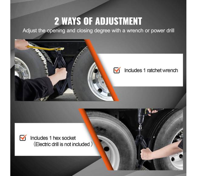 Ratų chock stabilizatoriaus komplektas RV priekaboms3