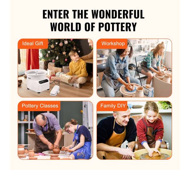 10 colių keramikos žiedimo ratas su pėdalais4