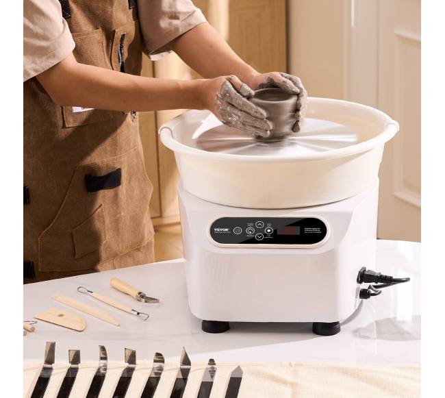 10 colių keramikos žiedimo ratas su pėdalais7