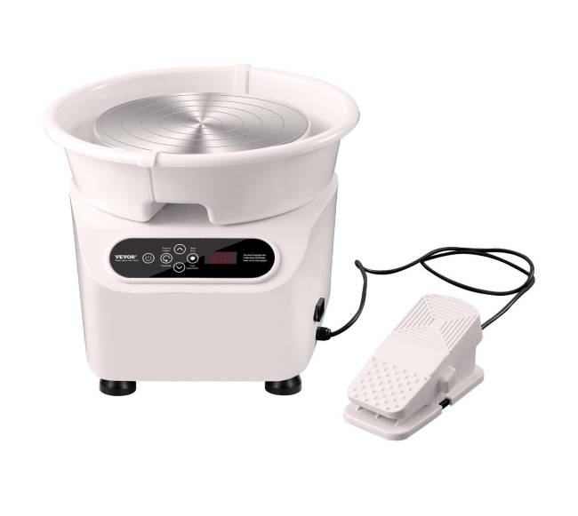 Keramikos rato staklės su pėdalu ir ekranu 450W9