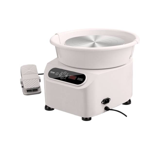 Keramikos rato staklės su pėdalu ir ekranu 450W10