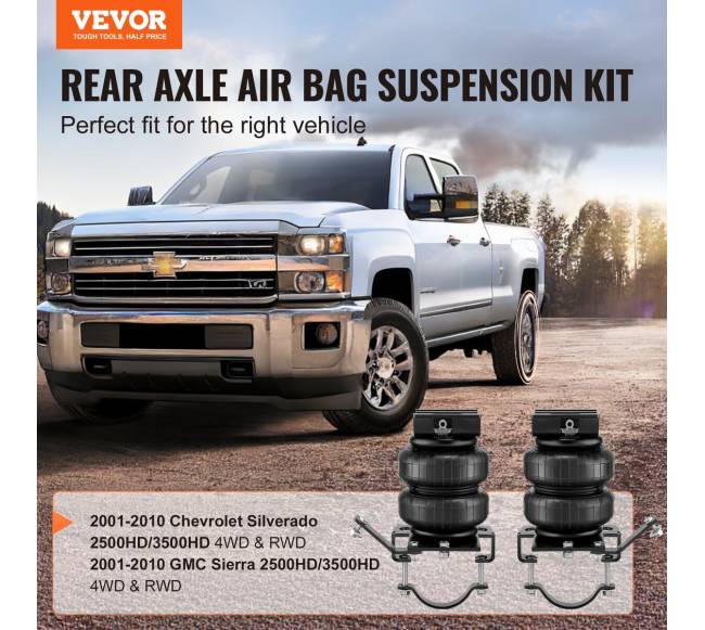 Oro pagalvės pakaba Chevrolet Silverado ir GMC Sierra1