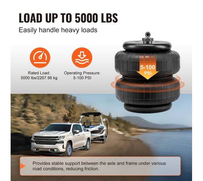 Oro pagalvės pakaba Chevrolet Silverado ir GMC Sierra2