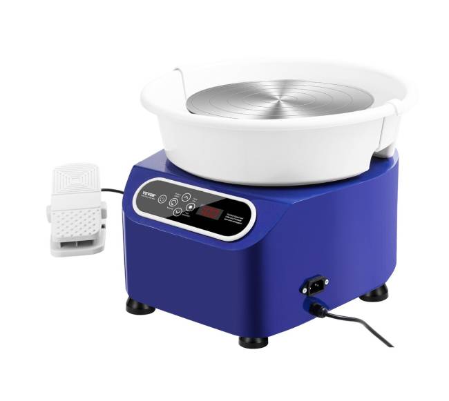 Keramikos žiedimo rato staklės 350W mėlynos10