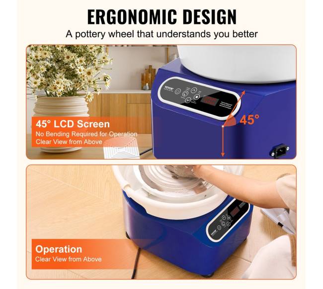 Keramikos ratelis su pėdalais ir ekranu5