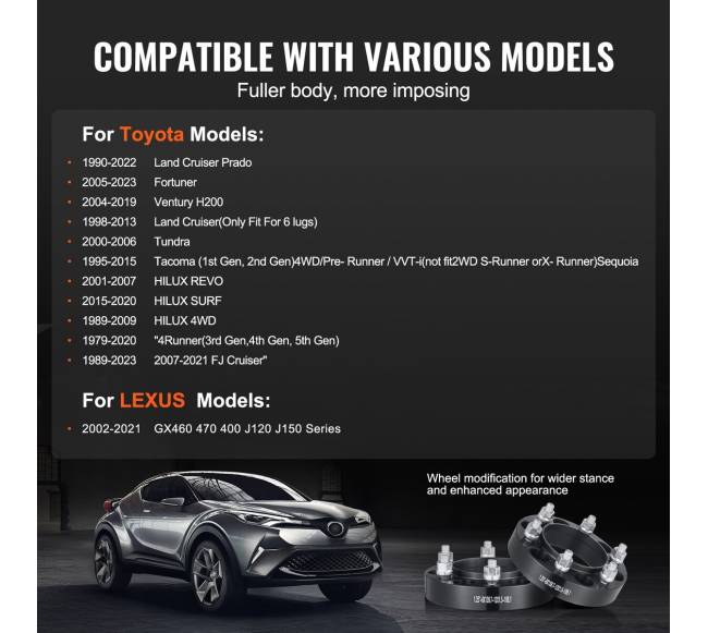 Ratų tarpiklis 31.75mm 6 tvirtinimo juodas3