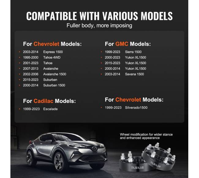 Ratų tarpikliai 38 mm, 6 varžtai, 4 vnt. juodi3