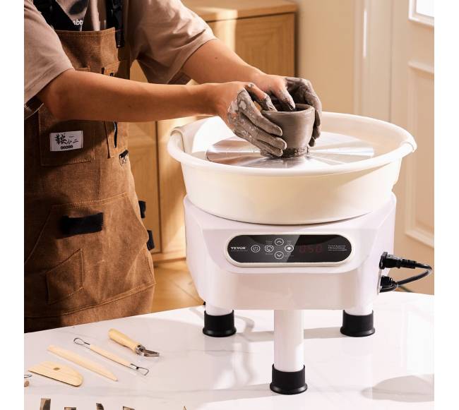 10 colių keramikos rato puodininkų staklės7