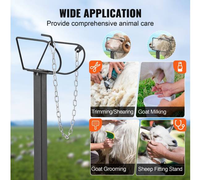 Gyvulių kirpimo stovas 53-83 cm 119x58 cm5
