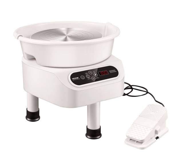 Keramikos žiedimo staklės 28 cm, 450 W, 3 kojos0