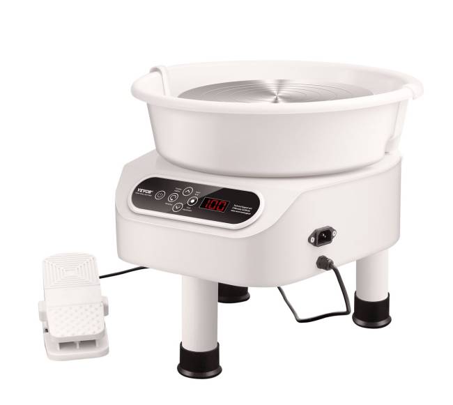 Keramikos žiedimo staklės 28 cm, 450 W, 3 kojos8