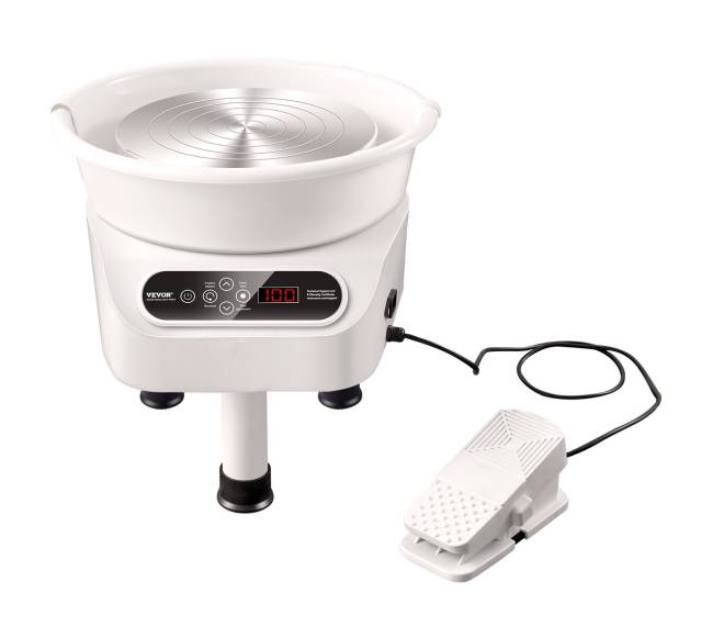 Keramikos žiedimo staklės 28 cm, 450 W, 3 kojos9