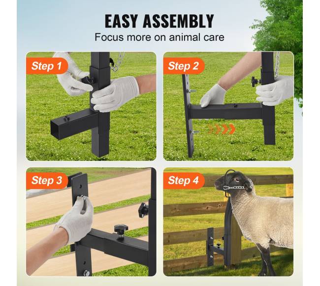 Ūkinių gyvulių kirpimo stovas ožkoms4