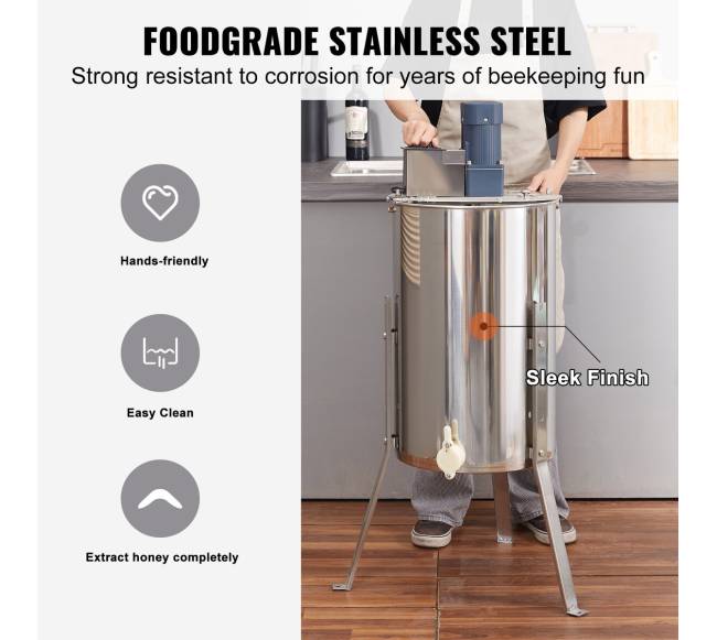 Elektrinė medaus suktuvė 24 rėmai3